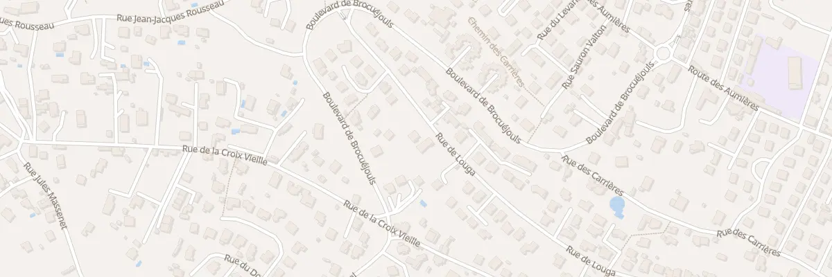 Plan du 699 Rue de Louga à Millau