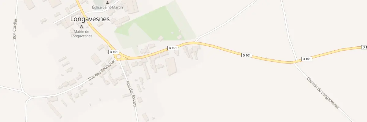 Plan du 14 Rue d’En Haut à Longavesnes