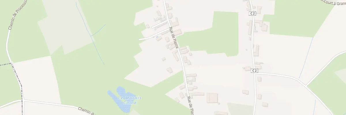 Plan du 232 Rue de Pierre à Béhéricourt