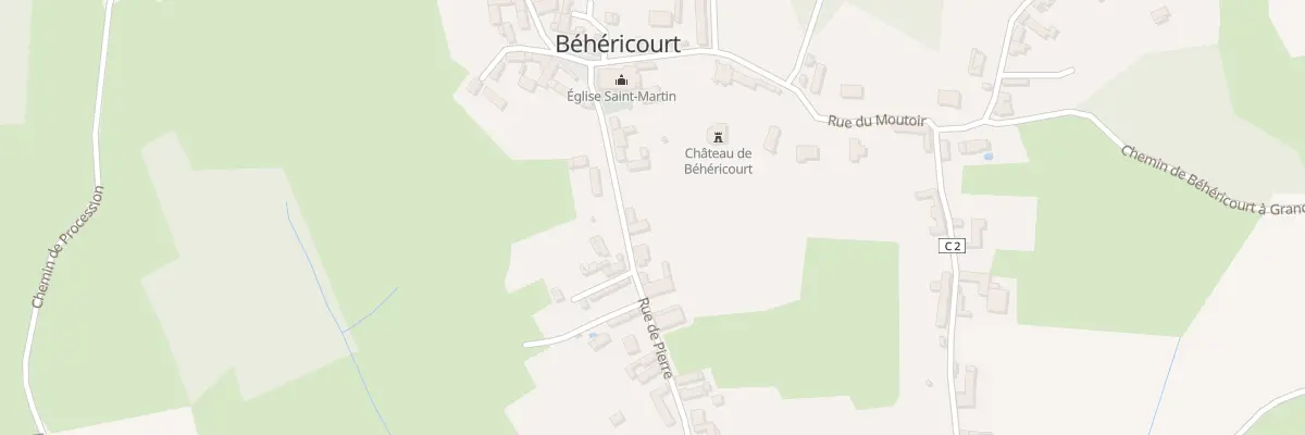Plan du 142 Rue de Pierre à Béhéricourt