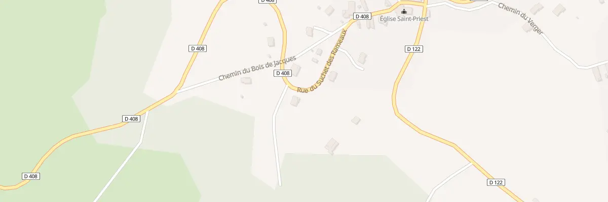 Plan du 1 Che de la Combe à Montcel