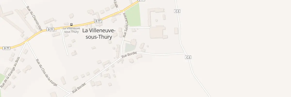 Plan du 10 Rue Bordet à La Villeneuve-sous-Thury