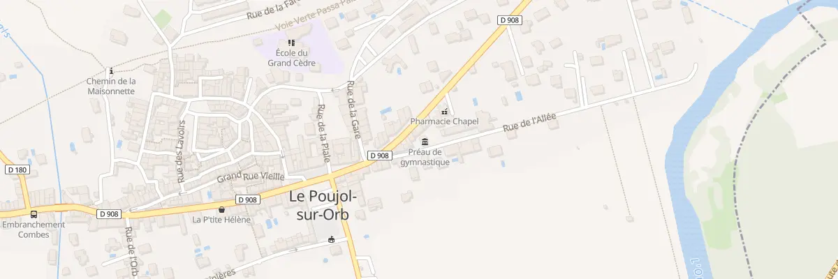 Plan du 10 Rue des Pountils au Poujol-sur-Orb