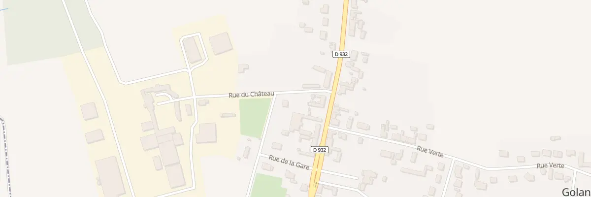 Plan du 113 Rue de l’Europe à Golancourt