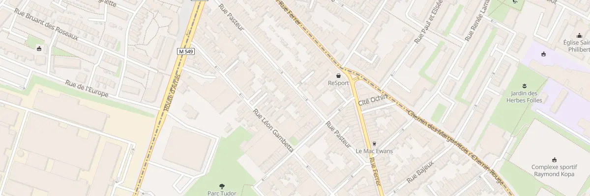 Plan du 53 Rue Pasteur à Faches-Thumesnil