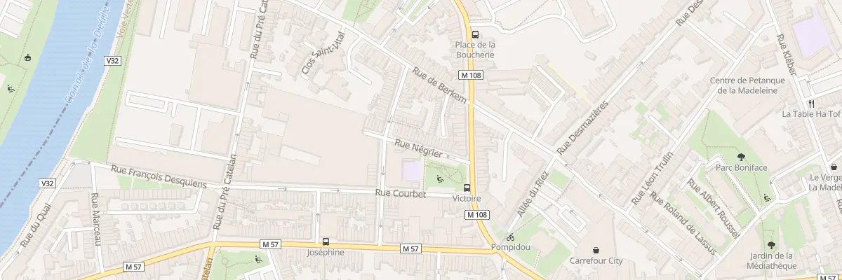 Plan du 22 Rue Négrier à La Madeleine