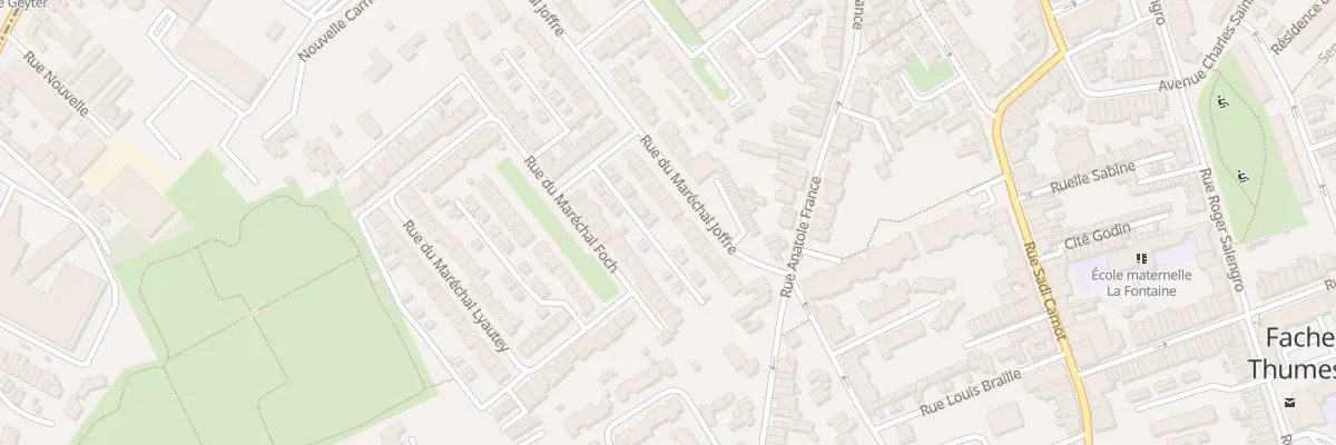 Plan du 17 Rue du Maréchal Joffre à Faches-Thumesnil