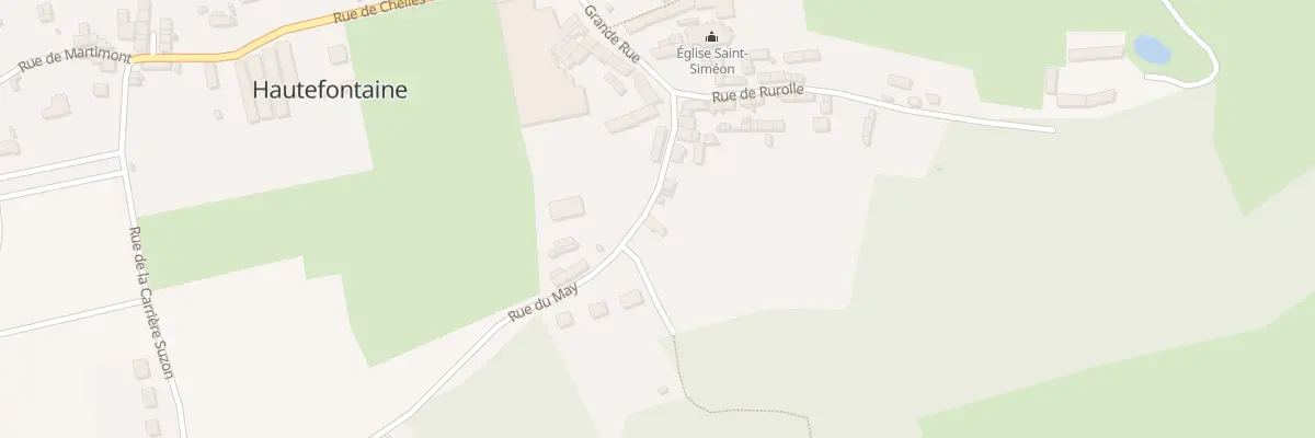 Plan du 5 Rue du May à Hautefontaine