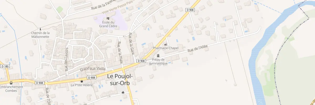 Plan du 12 Rue des Pountils au Poujol-sur-Orb