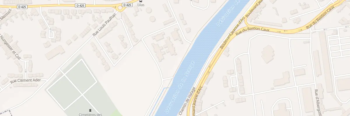 Plan du 190 Rue Louis Blériot à Douai