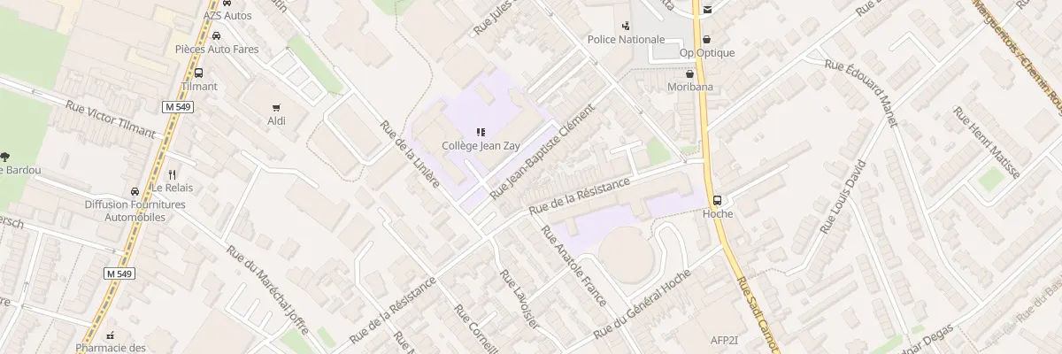 Plan du 53 Rue Jean-Baptiste Clément à Faches-Thumesnil