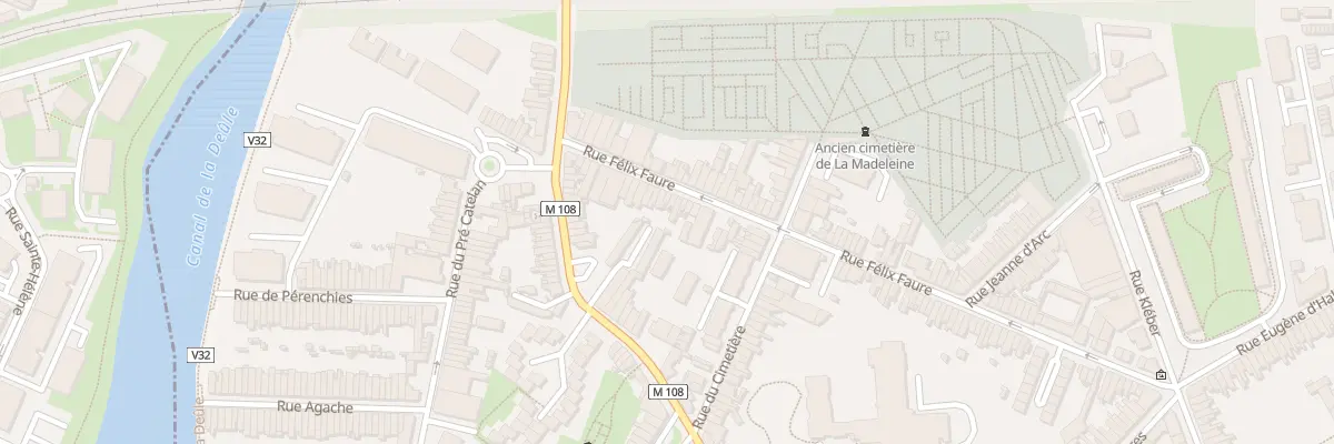 Plan du 122 Rue Félix Faure à La Madeleine