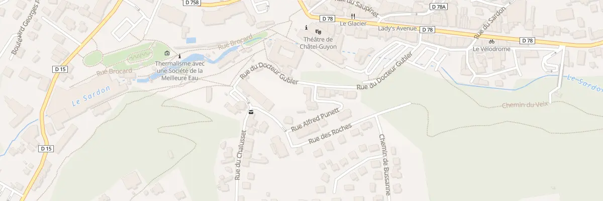 Plan du 17 Rue du Docteur Gûbler à Châtel-Guyon