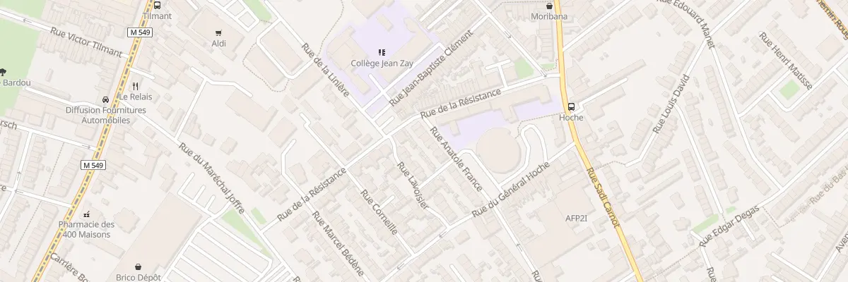 Plan du 6 Rue Anatole France à Faches-Thumesnil