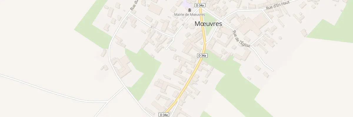 Plan du 3 Ptr La Petite Rue à Mœuvres