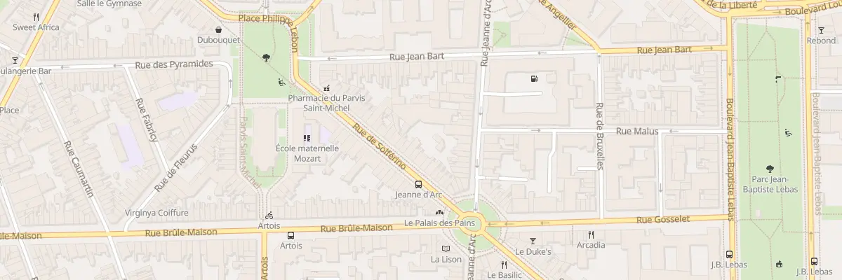 Plan du 243 Rue de Solférino à Lille