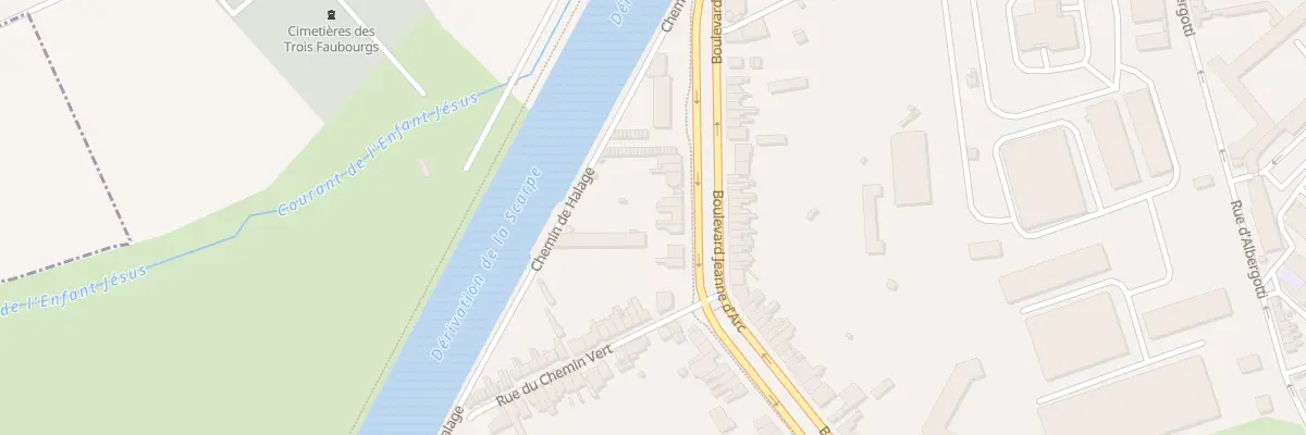 Plan du 531 Bd Jeanne d’Arc à Douai