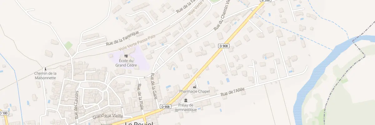 Plan du 17 Rue des Pountils au Poujol-sur-Orb