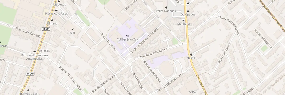 Plan du 51 Rue Jean-Baptiste Clément à Faches-Thumesnil