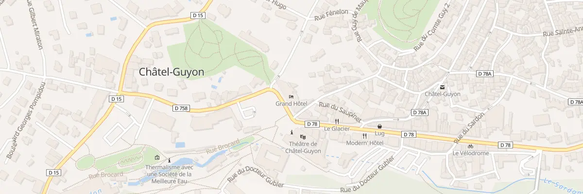 Plan du 9001 Pl Brosson à Châtel-Guyon