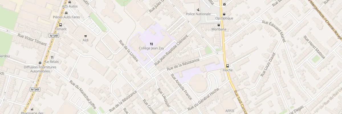 Plan du 49 Rue Jean-Baptiste Clément à Faches-Thumesnil