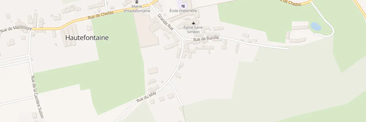 Plan du 3 Rue du May à Hautefontaine