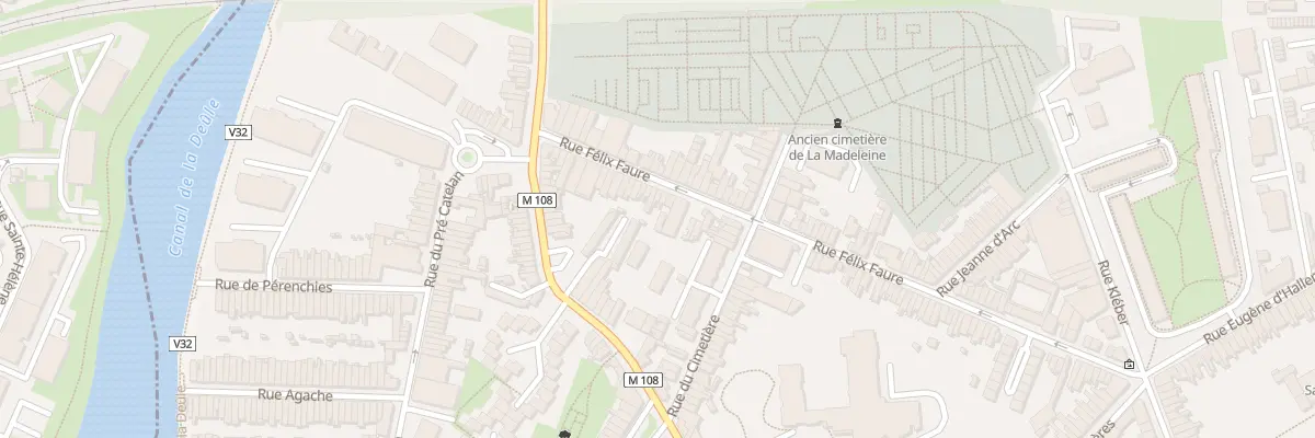 Plan du 116 Rue Félix Faure à La Madeleine