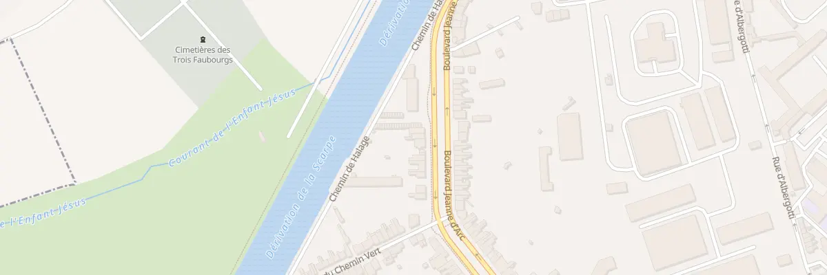 Plan du 569 Bd Jeanne d’Arc à Douai