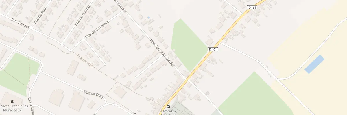 Plan du 8 Rue Séraphin Cordier à Leforest