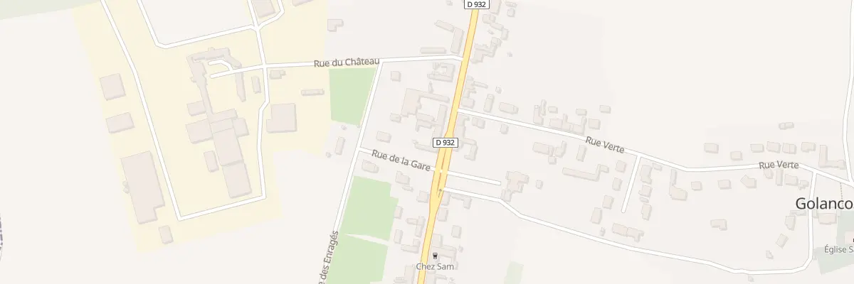 Plan du 31 Rue de l’Europe à Golancourt