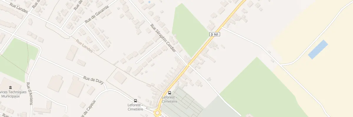 Plan du 3 Rue Séraphin Cordier à Leforest