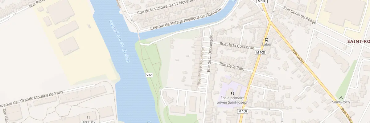 Plan du 47 Rue de la Briqueterie à Marquette-lez-Lille