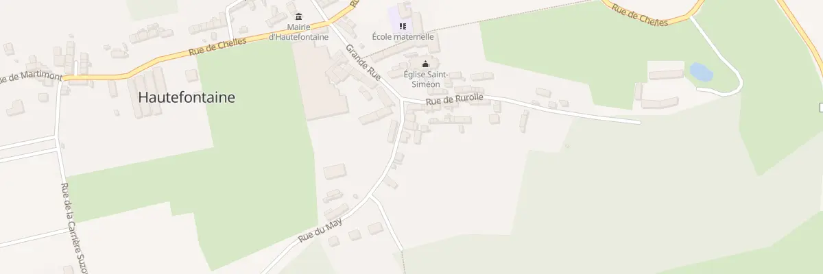 Plan du 1B Rue du May à Hautefontaine