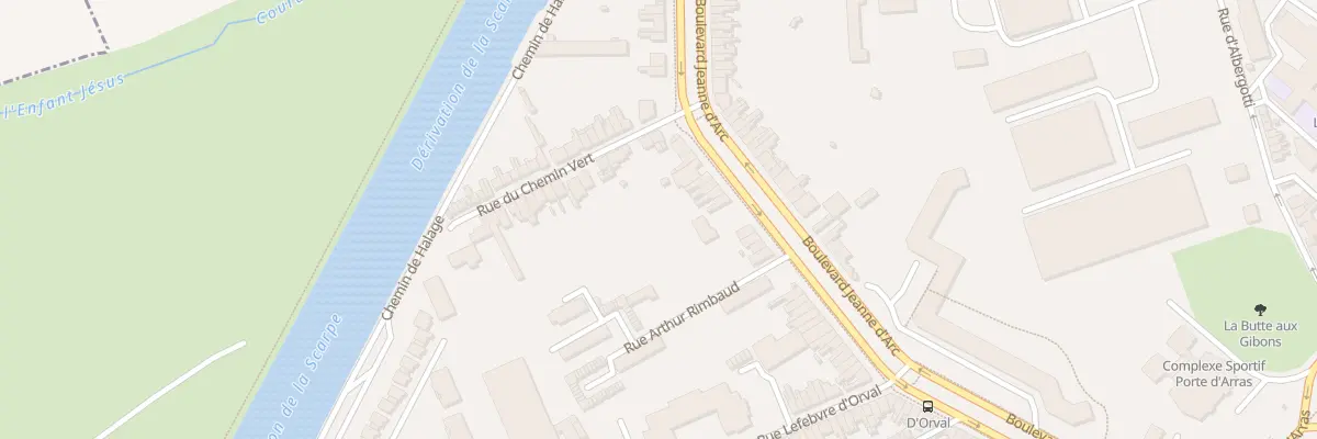 Plan du 417 Bd Jeanne d’Arc à Douai