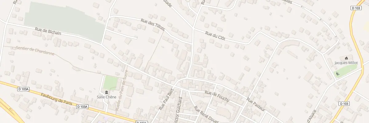 Plan du 5 Rue du Stade à Villeneuve-la-Guyard