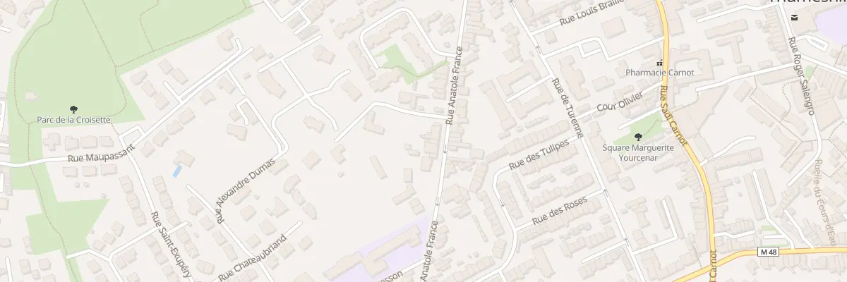 Plan du 188 Rue Anatole France à Faches-Thumesnil