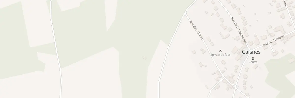 Plan du 9001 Rue des Capres à Caisnes