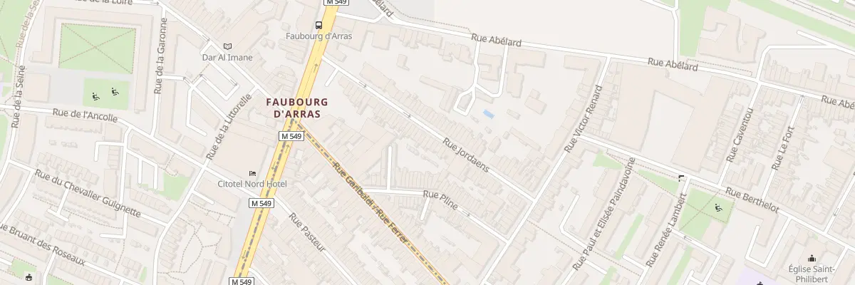 Plan du 52 Rue Jordaens à Lille
