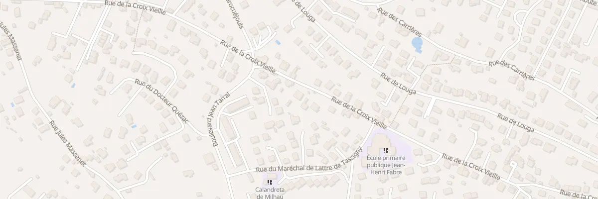 Plan du 65 Rue de la Croix Vieille à Millau