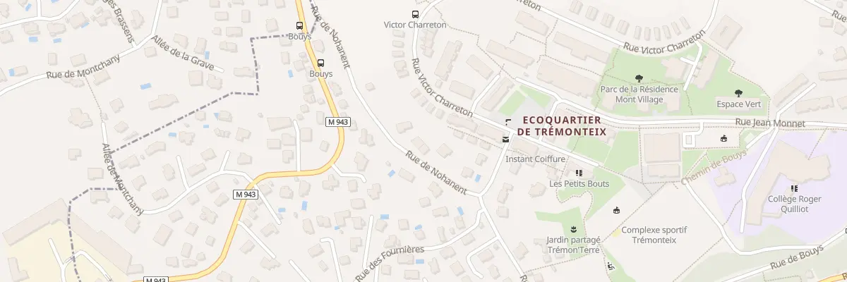 Plan du 158 Rue de Nohanent à Clermont-Ferrand