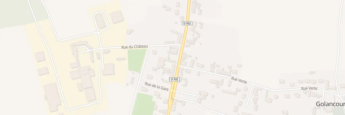 Plan du 99 Rue de l’Europe à Golancourt