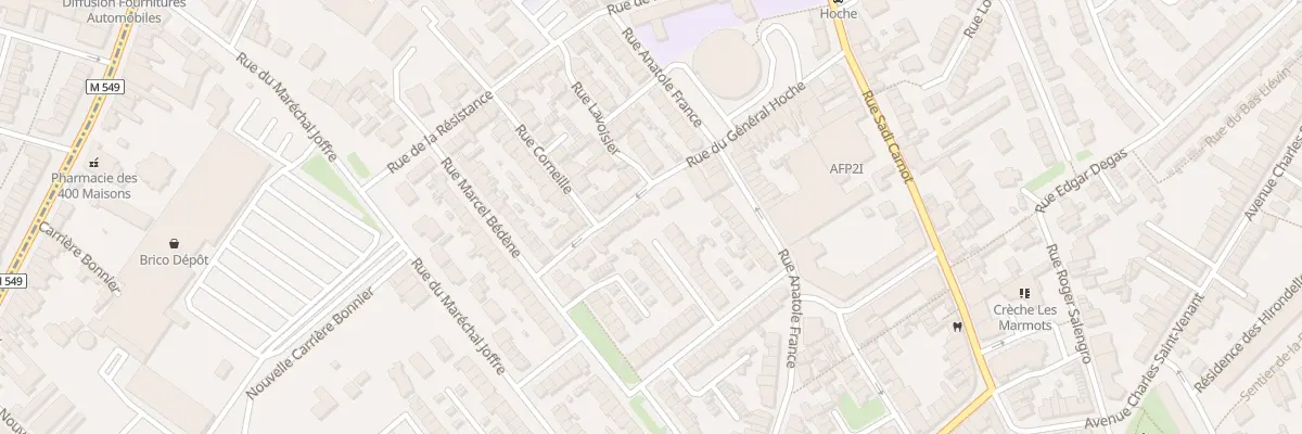 Plan du 23 Rue du Général Hoche à Faches-Thumesnil