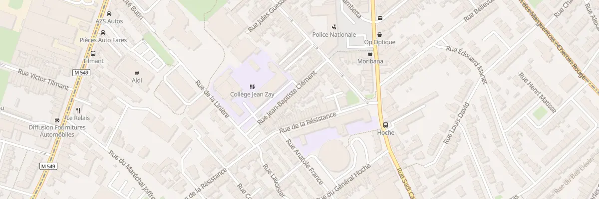 Plan du 37 Rue Jean-Baptiste Clément à Faches-Thumesnil