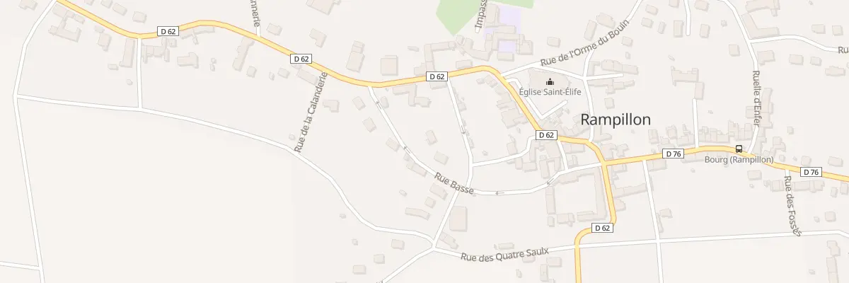 Plan du 6 Rue Basse à Rampillon
