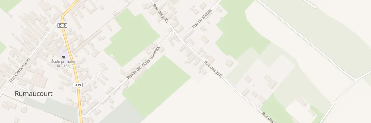 Plan du 320 Rue des Juifs à Rumaucourt
