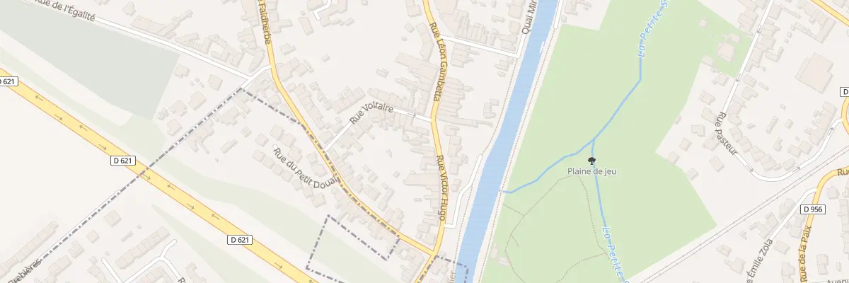 Plan du 492 Rue Victor Hugo à Lambres-lez-Douai
