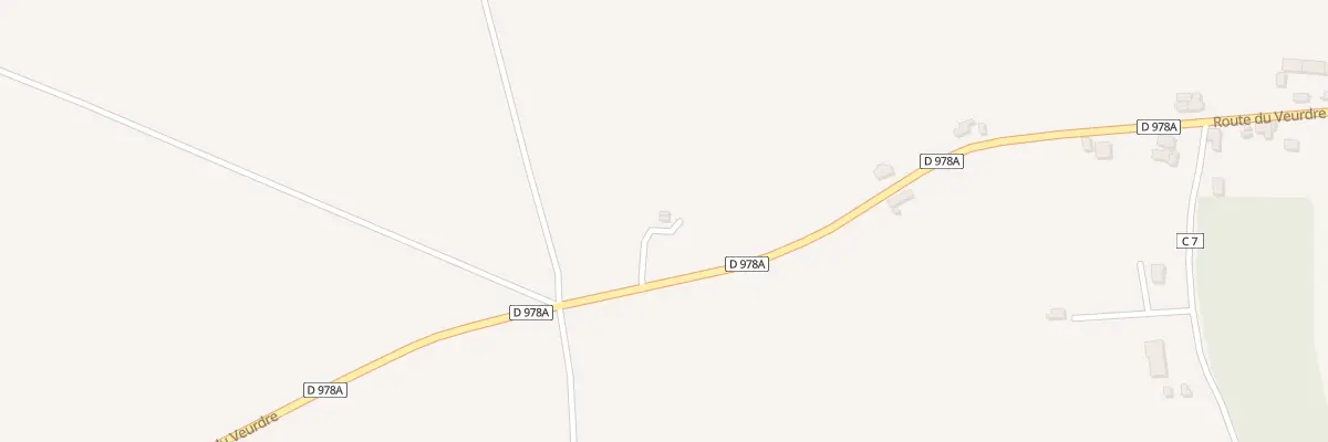 Plan du 826 Rte du Veurdre à Livry