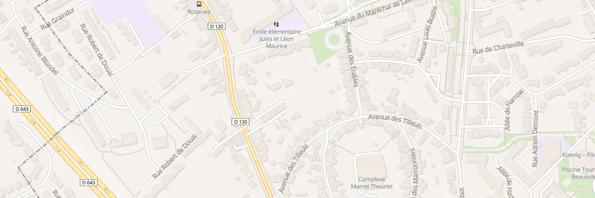 Plan du 456 Rue du Faubourg de Béthune à Douai