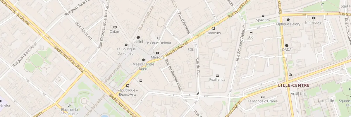 Plan du 143 Rue du Molinel à Lille