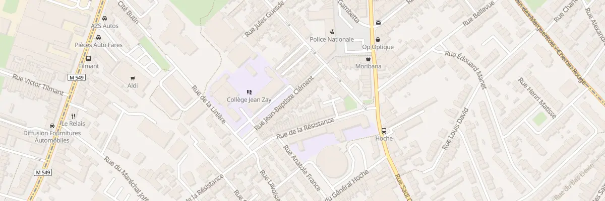 Plan du 31 Rue Jean-Baptiste Clément à Faches-Thumesnil